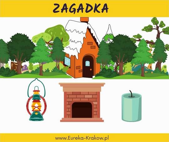 Zagdka domek w lesie