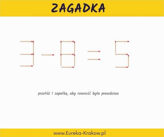 Równanie z zapałkami